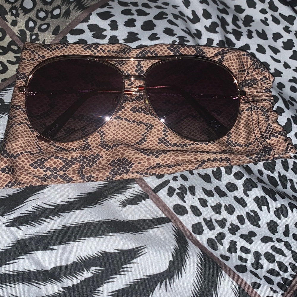 Polarized Panama Jack Aviator Sunglasses